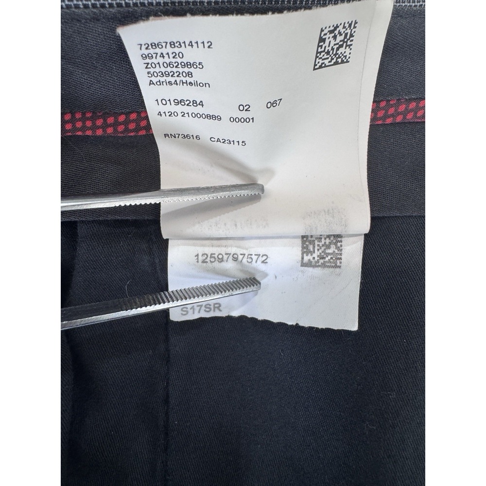 Boss Hugo Boss Pants Mens 38R Gray Diesel Strasse Straight Leg - Picture 6 of 6